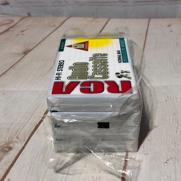 RCA Blank Audio Cassettes 60 Minutes Normal Bias Hi Fi Stereo New Sealed (4) - Picture 6 of 7